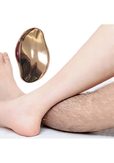 Manuel Tıraş Makinesi Nano Gentle Epilatör Ayak Soyucu, Renk: Altın