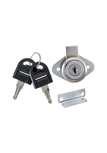 Fivestar Fck004 Katlanır Anahtarlı Oval Çekmece Kilidi 22 Mm