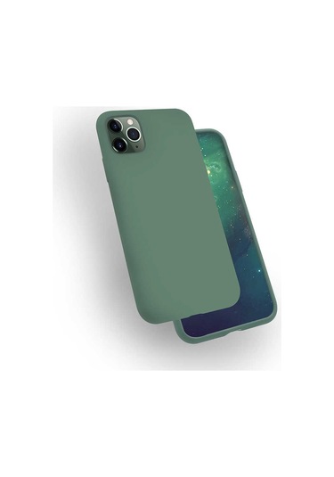 Apple Uyumlu iPhone 11 Pro Kılıf Zore Silk Silikon Lila