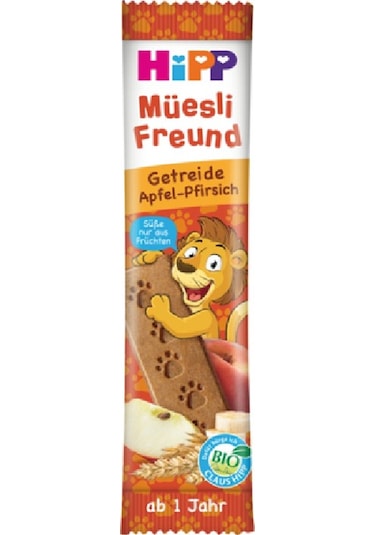 Hipp Organik Şeftali ve Elmalı Meyve Barı 20 G