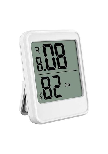 Pazly Büyük Ekranlı Dijital Nem Ve Sıcaklık Ölçer - Ev, Ofis, Sera İçin Hassas Ölçüm