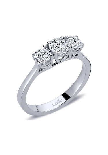 Lova 0,85 Karat Pırlanta Tria Yüzük - 1010079