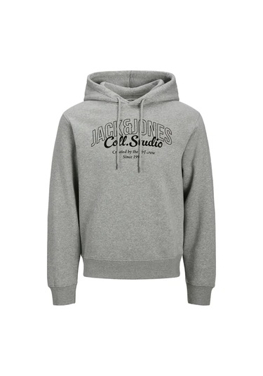 Jack & Jones Jjmakoto Erkek Sweatshirt Gri