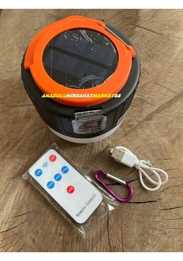 Cata Solar Kamp Lambası Şarjlı Gemi Lambası Kumandalı 10saat