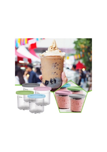 Yifomall Ninja Nc299am C300s Serisi İçin 4'lü Dondurma Bardak Seti - Pc Malzeme, 750g Diğer