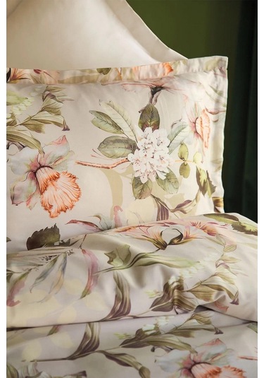 İssimo Morange Tencel Nevresim Takımı Çift Kişilik-2126 Çok Renkli
