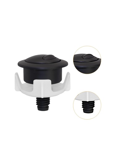 Suntek Tuvalet Ayrıştırma Düğmesi Çok Hafifli Yurt Otel Siyah