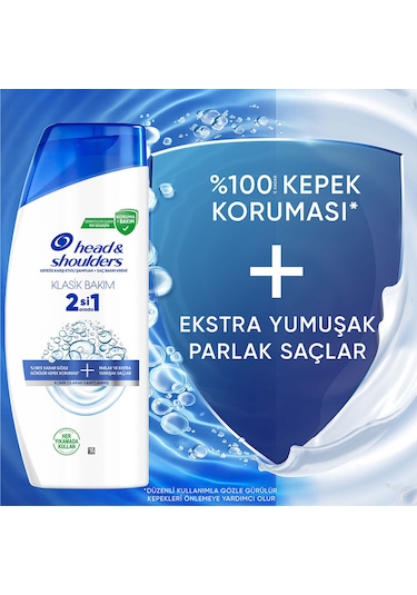 Klasik Bakım 2si1 Arada Şampuan 625 Ml Tüm Saç Tipleri
