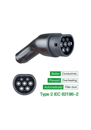 Ev Charger Mode 3 Duvar Tipi 3 Fazlı 32a 22 Kw Elektrikli Araç Şarj İstasyonu 5 Metre Kablo