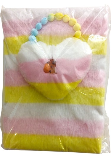 14x20 Cm Peluş Hatıra Defteri 80 Yaprak Çizgili-17