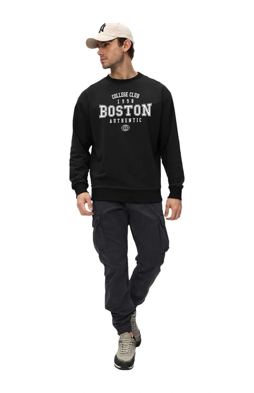 Unıquıre Oversize Sweatshirt 280207023 Siyah