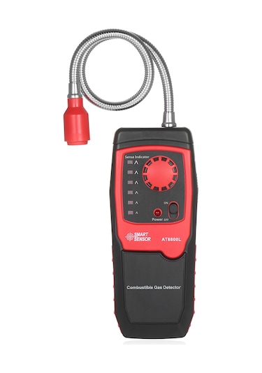 Smart Sensor Taşınabilir Propan Metan Ve Doğal Gaz Kaçak Dedektörü Siyah