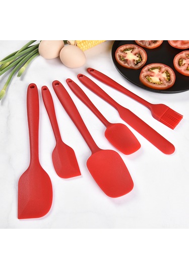 Yaozixa 6'lı Silikon Mutfak Aletleri Seti - Yapışmaz, Isıya Dayanıklı Ve Asılı Tutma Delikli Diğer