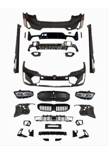 Bmw 3 Serisi 2019+ G20 İçin 2022 + Facelift Body Kit Ön-arka-yan