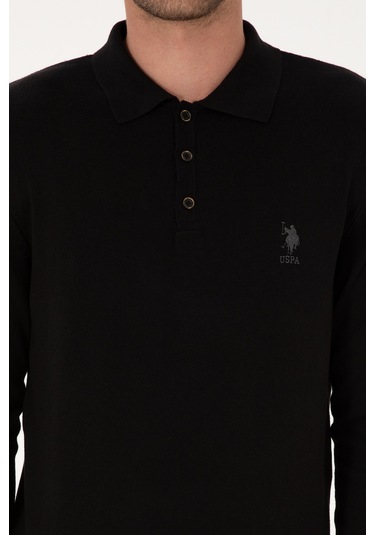 U.s. Polo Assn. Erkek Siyah Kazak /triko 50307799-vr046 Siyah