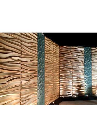 3 Boyutlu Boyanabilir Pvc Duvar Paneli Modern 50-50 Cm 4 Adet-1 Metrekare