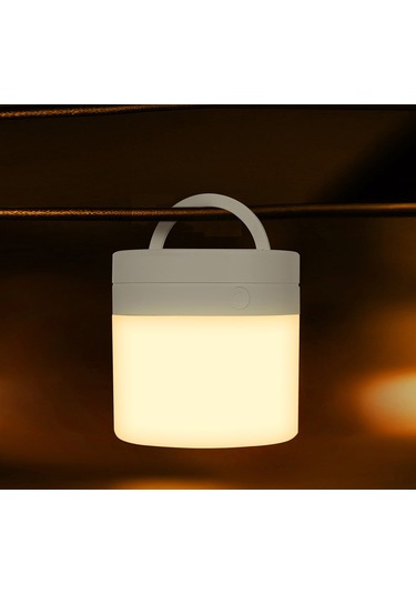 Springsun Rgb Renkli Kamp Lamba, Kumandalı Çocuk Gece Lambası, Orman Desenli Taban, 18-24 Saat Süre, Işıklı Çadır Aydınlatması Diğer