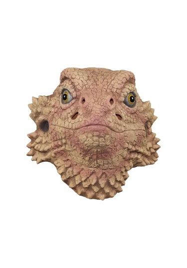 Trendooze Taklit Partisi Maskesi Maskesi Kostüm Kertenkele Kafa İçin Hayvan Fantezi Elbise Cadılar Bayramı Ex