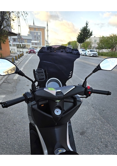 Motocam Volta Revolt Rsx4 Ön Cam 2022-2026 Model 65cm Siyah Renkli 4mm Orta Boylu