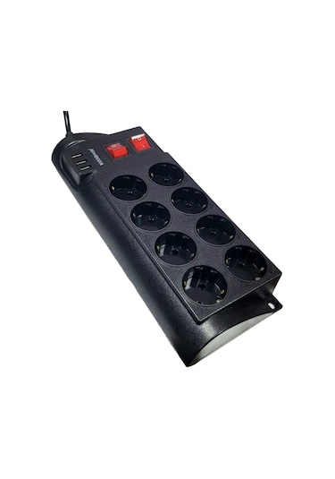 Wınnboss 2mt 8li 3xusb Termal Akım Korumalı Priz 16a 4000w