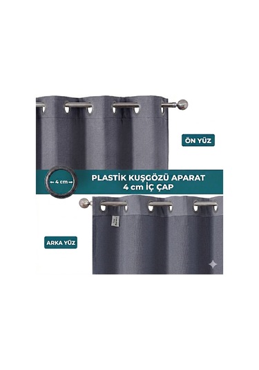 100% Zifiri Blackout Kuşgözü Dikim Tek Kanat Füme