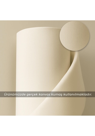 Minimalist Altın Çemberli Kanvas Tablo Nv00286