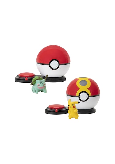 Pokemon Sürpriz Atak Oyun Seti Seri 1 - Bulbasaur Ve Pikachu