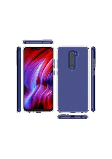 Xiaomi Redmi Note 8 Pro Kılıf Zore Coss Şeffaf Sert Silikon Kılıf Renksiz