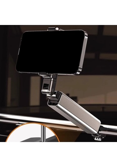 Trendooze Homyl Uçak Telefon Tutucu, Gümüş, Seyahat Ve Ev Kullanımı