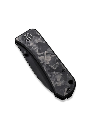 We Knife Banter Marble Carbon Fiber Handle Black Stonewashed Cpm S35vn Blade Kamp Çakı Siyah