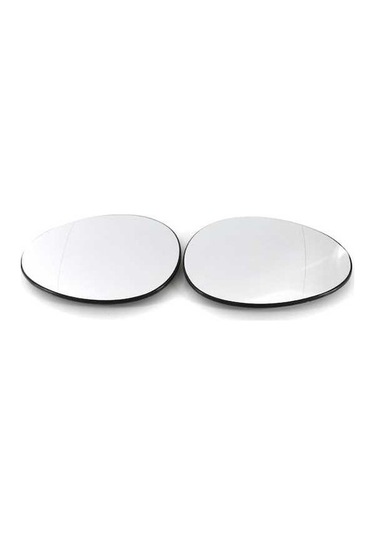 Besthome1 Mini R55/r56/r57/r58/r59 Yan Ayna Camı Seti, Sol+sağ, Isıtmalı Beyaz Ayna