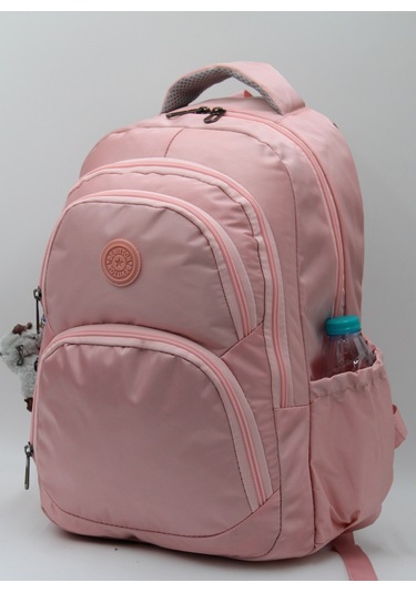 GirayCollection Özel Su İtici Kumaş Okul Sırt Çantası 34600 Pudra