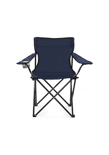 Walke Katlanabilir Taşıma Çantalı Kamp - Piknik - Plaj Sandalyesi 2'li - Mavi