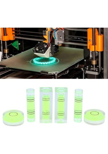 Tongxida 3d Yazıcı Seviye Kontrol Aracı: Mini Abs Balonu - Hızlı, Doğru Kullanım - Yeşil, Üç Hatlı Tasarım
