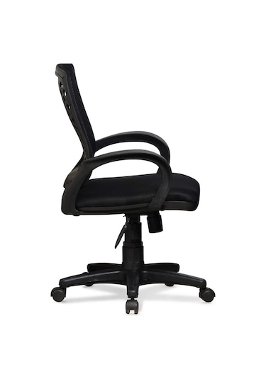 Ev Ve Ofis Çalışma Sandalyesi Bilgisayar Ve Sekreter Koltuğu Petek Model Siyah