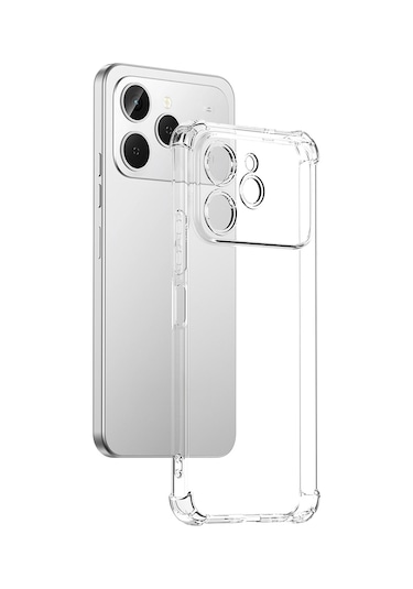 Tecno Spark 40 Zore 2mm Anti Shock Silikon - Şeffaf Şeffaf