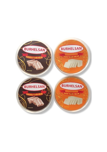 Burhelsan Sade + Kakaolu Tahin Helvası 4 x 950 G