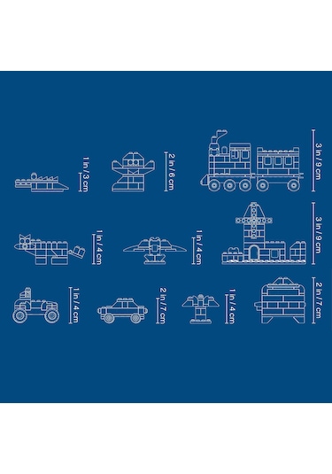 LEGO® Classic Orta Boy Yaratıcı Parçalar Yapım Kutusu 10696 4+ Yaratıcı Oyuncak Yapım Seti - 484 Parça