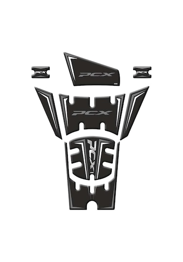 Honda Pcx 2025 Uyumlu Tank Pad 004 Mavi