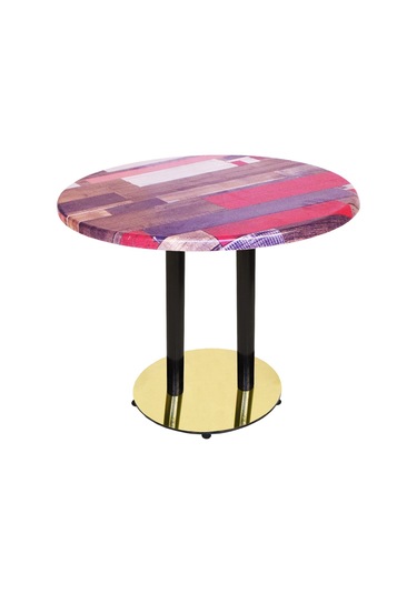 Karanfil Gold Mega Werzalit Yuvarlak Mutfak Masası 107cm