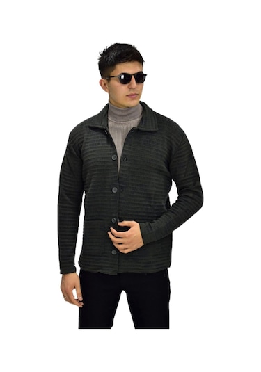 Erkek Spor Düğmeli Hırka R6380 Bgl-st03173 001
