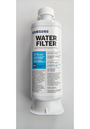 Samsung Uyumlu Buzdolabı Su Sebil Fitresi Haf-qın/exp