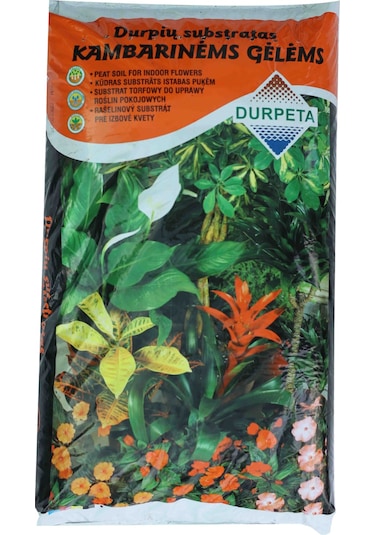 Peat Substrate For Indoor Flowers - Salon Bitkileri İçin Torf Dikim Karışımı - 20 Litre 20