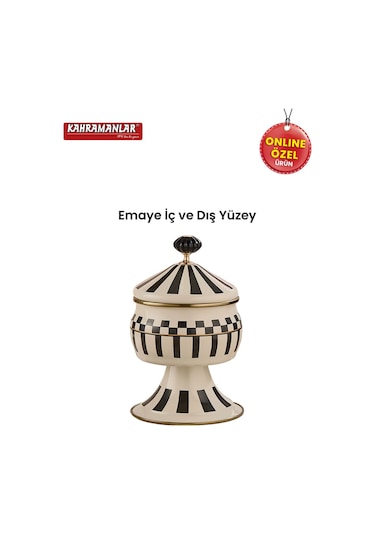 Prime Cream Ayaklı Şekerlik Krem