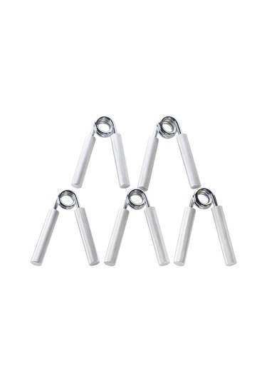 Youtek Güncel Gripsli Çelik Yaylı 300 Pound Ayarabilir Ev İçi Elekoluk Güçlendirici Alüminyum Gövde Siyah-silver