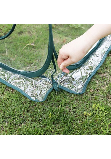 Yifomall "taşınabilir Pvc Sera - 70x70x80cm Çiçek Ve Bitki Koruma Kapağı, Bahçe Ve Açık Hava Kullanımı İçin"