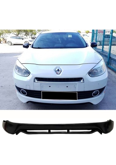 Renault Fluence Makyajsız Kasa Ön Ek Mat Siyah Plastik Karlık 2009-2012
