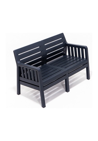 Lara Minderli İkili Bahçe Balkon Teras Koltuğu – Antrasit