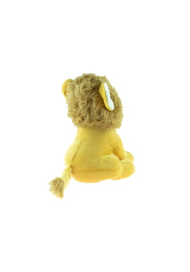 Peluş Aslan Erkek Aslan Sevimli Oturan Aslan 45 Cm