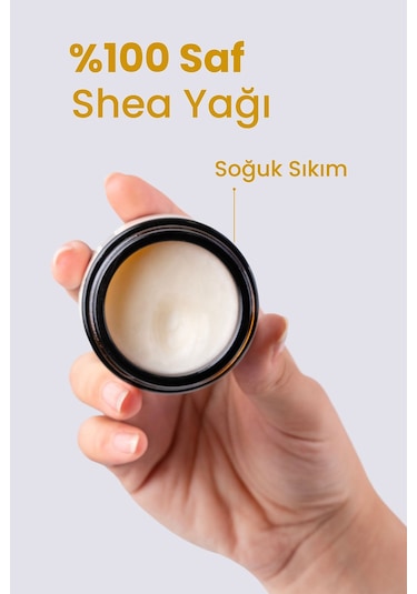Bade Natural Shea Yağı Soğuk Sıkım %100 Saf 50 ML